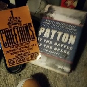 Books. Patton. British tank book.